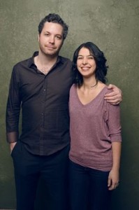Steven Ricther (diretor e roteirista) e Flávia Rocha (roteirista)  de Birds Of Neptune. Foto: Getty images